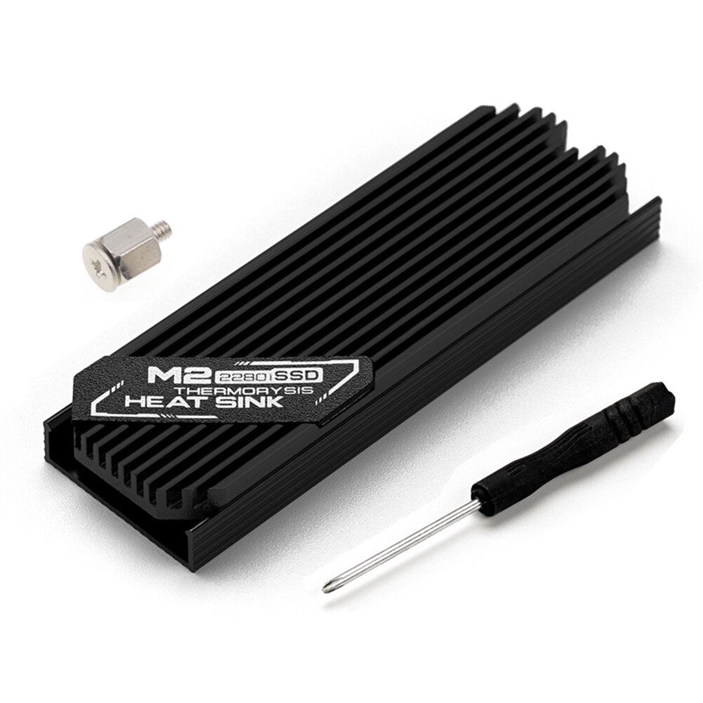 Ultra-Thin Aluminum Alloy M.2 Solid State Hard Drive Heat Radiator Cooling Thermal For Pcie 2280 Ssd Computer Components: Orange