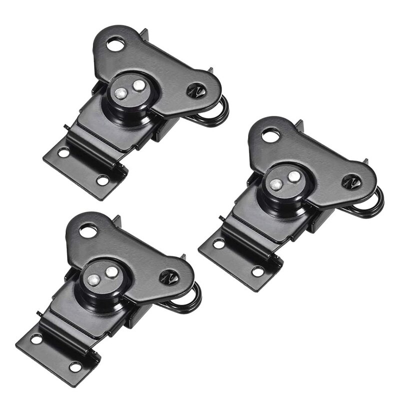 Packing Box Hasp Heavy Box Lock Wooden Box Butterfly Lock Iron Spring Butterfly Twist Lock: Default Title