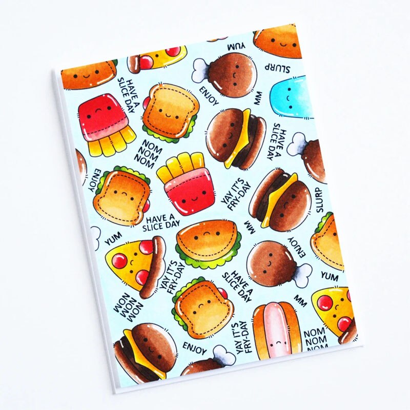 Qwell deilig sushi metall skjærende matriser med klare frimerker setning håndverk papirkort diy scrapbooking lage mal