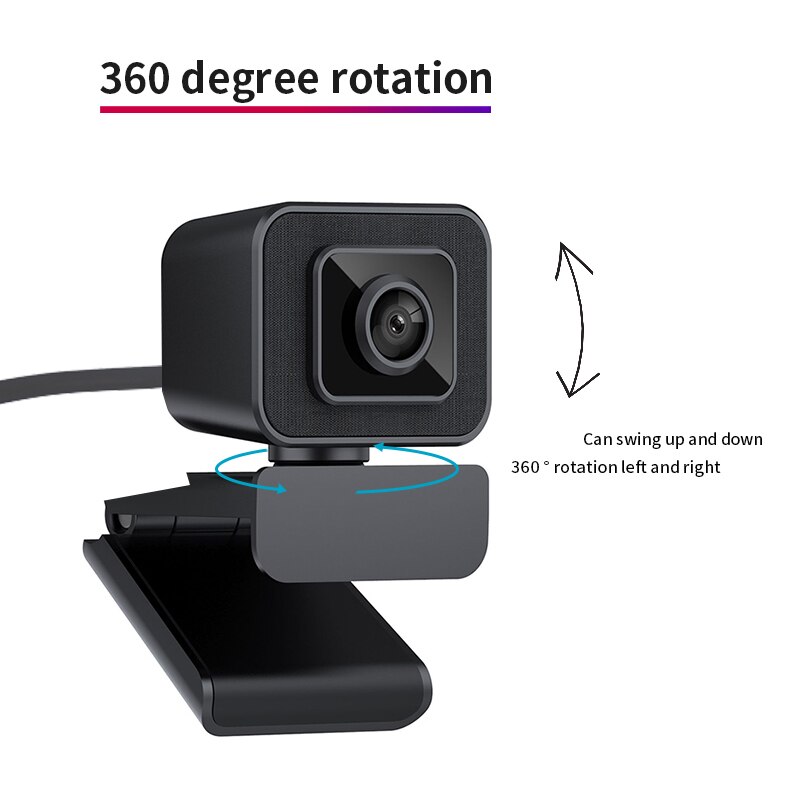 Hd 1080P Webcam Autofocus Webcam Camera Met/Microfoon Voor Pc Laptop Desktop Webcam Camera 1Pc