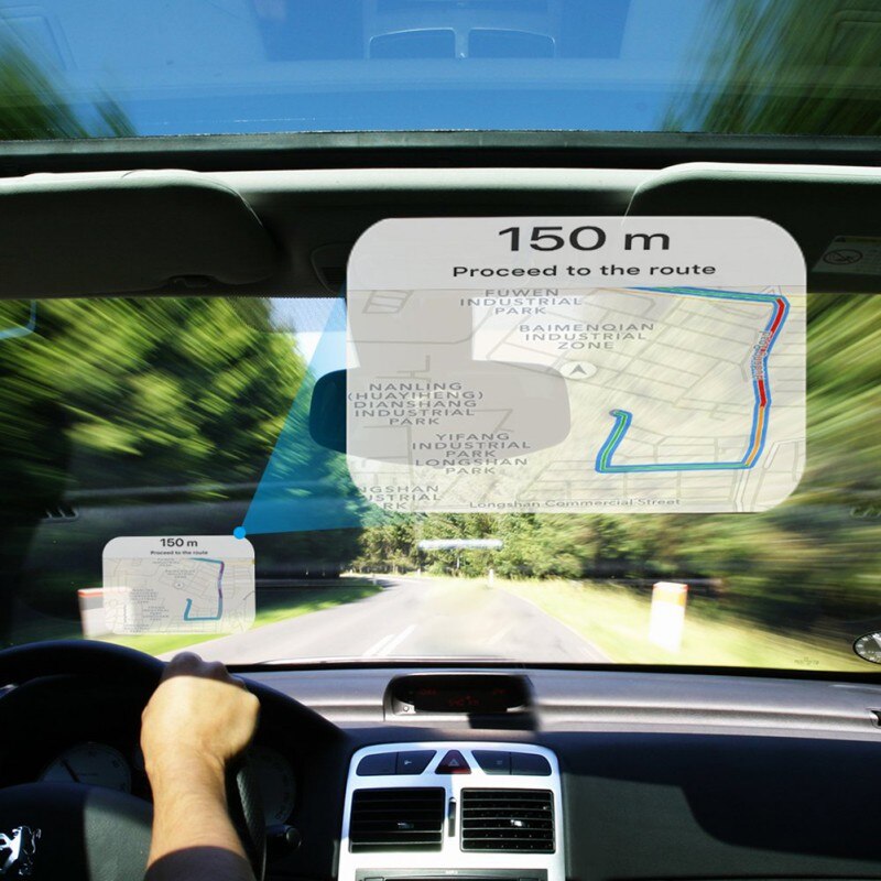 Head Up Display Protective Reflective Screen Consumption Overspeed Display Car HUD Reflective Film Auto Car Accessories