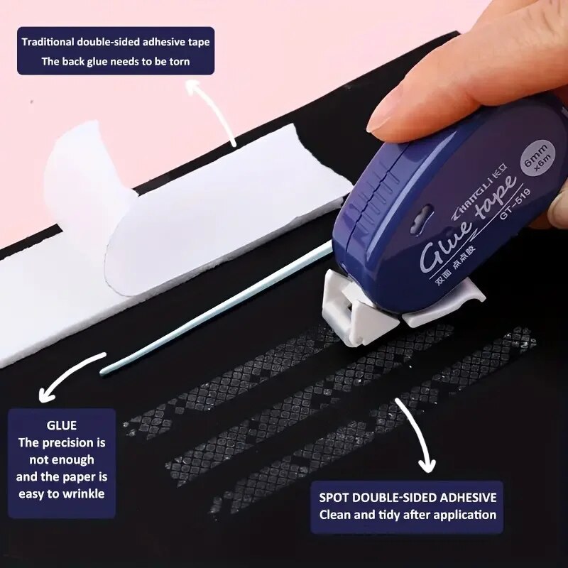 1pc 236,22 zoll * 236,22 zollm Doppelseitiges Klebeband Punkte Klebeband DIY Scrapbooking Collage Fotoalbum schule Schreibwaren