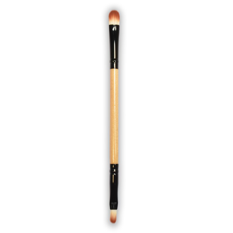Brosse de maquillage en éponge à double tête, 1 pièce, pour fard à paupières, offre spéciale