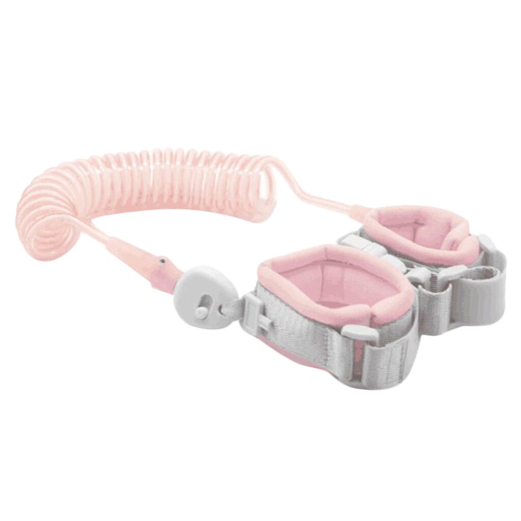 Toddler Baby Child Harness Belt Anti-lost Walking Wrist Band Leash with Lock: Pink