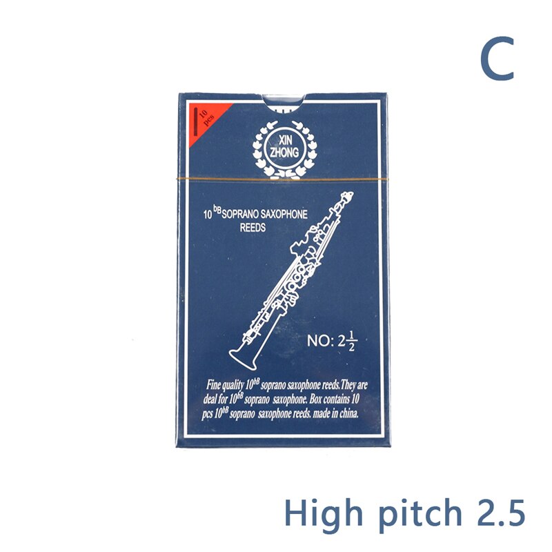 10Pcs Normaal Niveau G Altsaxofoon Sax Rieten Sterkte 2.5/ 3.0 Voor Beginners: C
