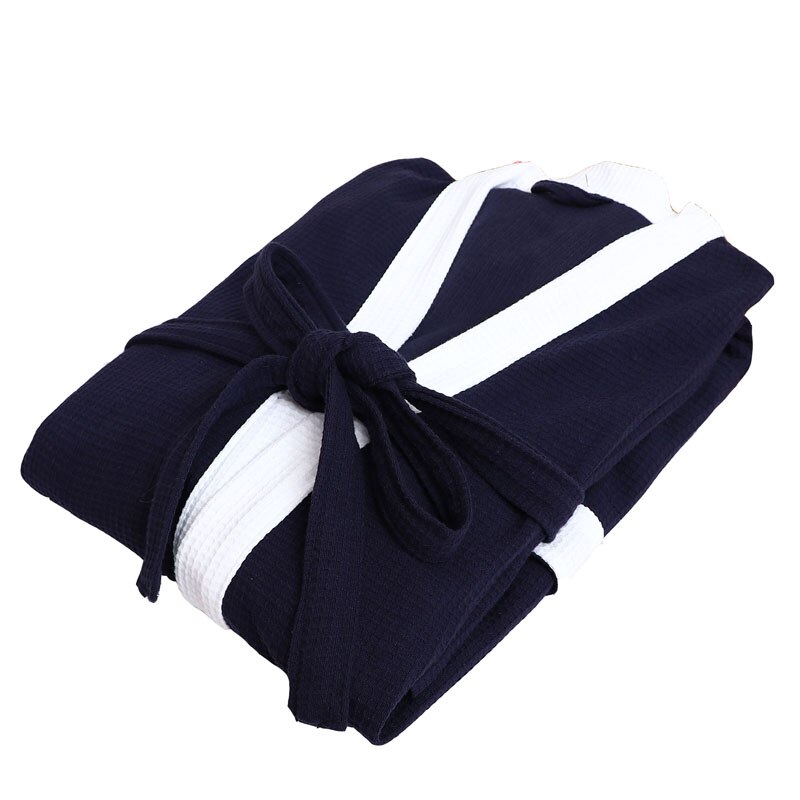 Albornoz de verano y otoño para hombre, ropa de dormir para hombre, 8XL, 7XL, 6XL, busto, 140cm, talla grande: Azul / 6XL