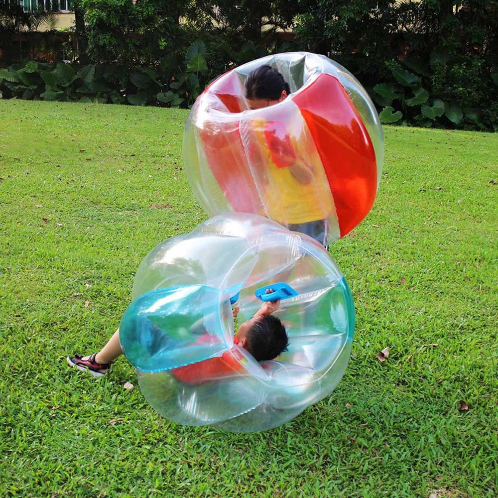 Outdoor Activity Inflatable Bubble Buffer Soccer Balls Safety and Resistance Collision Bumper Ball Funny Body Punching Ball