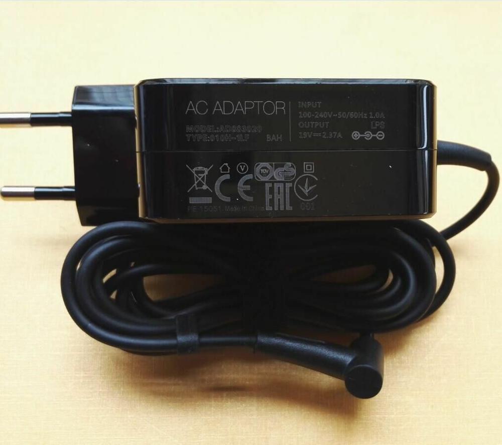 Cargador de pared para ASUS ZenBook 010HLF AD883020, fuente auténtica de la UE de 45W, 19V, 2.37A, adaptador de CA,
