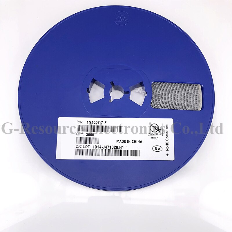 1N4007W A7 SOD-123FL 1206 SMD diode Schottky 1N4007 (Marquage A7)