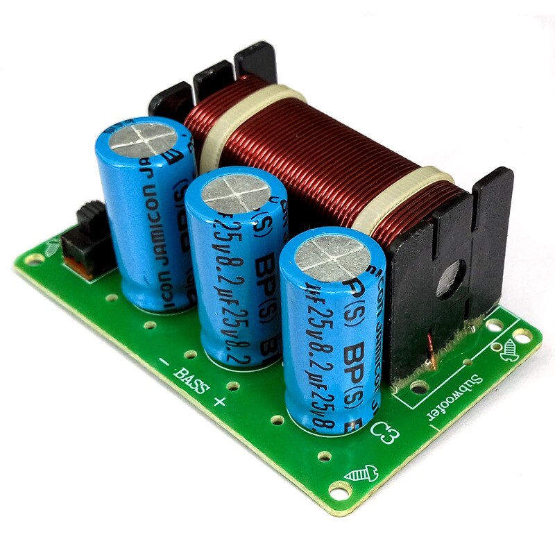 200W czysty głośnik basowy krzyżowanie 1 sposób dzielnik częstotliwości dla 5 cal-10 cal głośnik