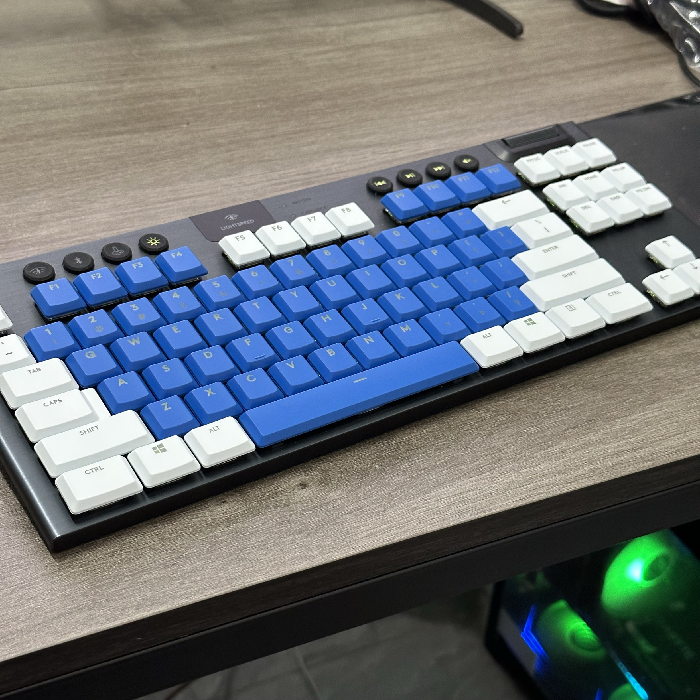 G913 tkl färgade tangenter trådbundna mekaniska speltangentbordsknappar  g913 g915 g913 g913 tkl  g813 tkl tangenter: Vit