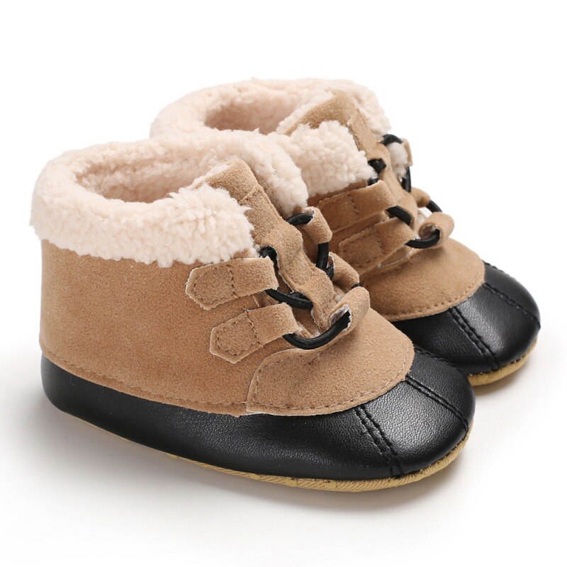 Chaussons de bébé pour bébé | Bottes de neige antidérapantes pour bébé, bottes super chaudes et mignonnes pour bébé fille et garçon, bottes à semelle souple et en peluche