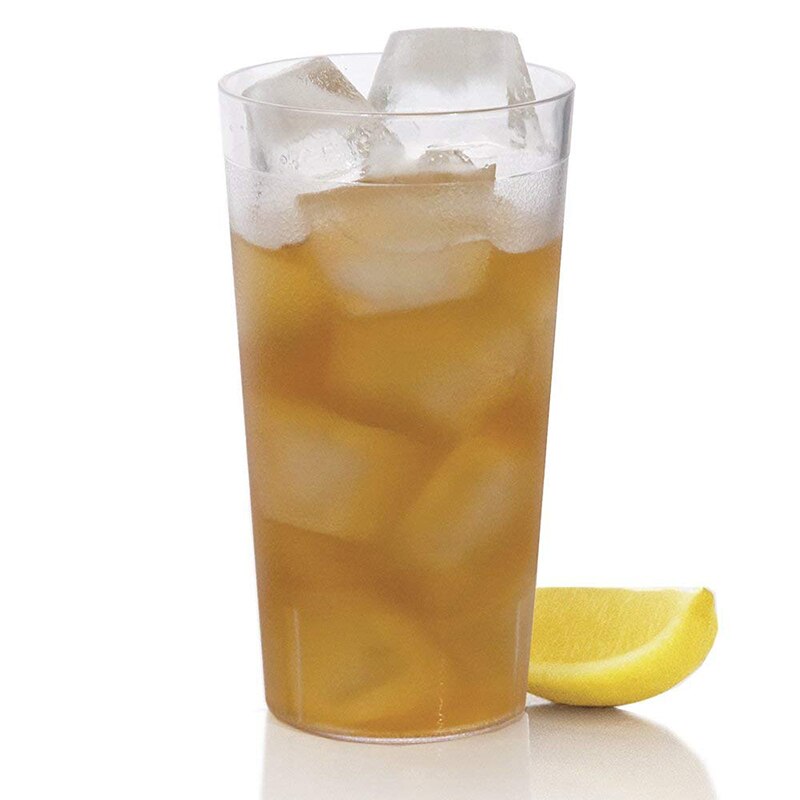 6pcs Beverage Transparency Clear Cups for Plastic Party Restaurant Cup Cafe Break Resistant Water Tumblers Reusable Drinking Cup