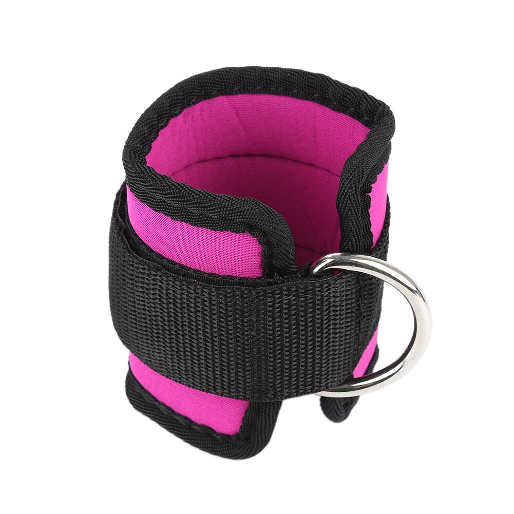 Enkel Anker Strap Riem Unisex Polyster Riem D Ring Gesp Taille Band Effen Kleur Tailleband Sport Apparatuur Body Building: red