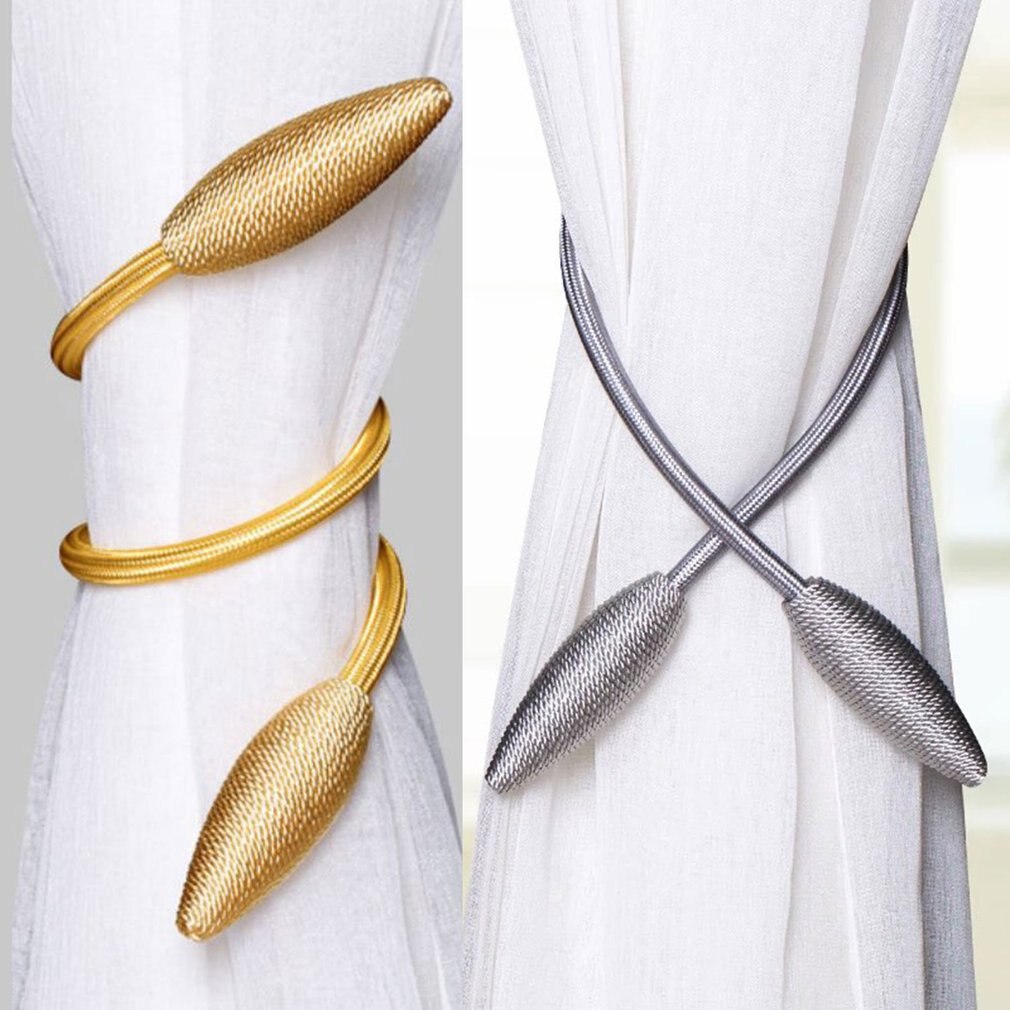 Arbitrary Shape Strong Curtain Tiebacks Alloy Hanging Belts Ropes Curtain Holdback Curtain Rods Accessoires Curtain Ring
