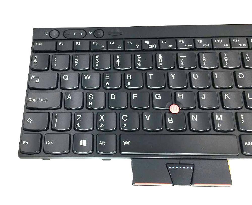 Backlit European Keyboard QWERTY 04X1382 for Lenovo for Lenovo Thinkpad T430 T430i T430s X230 X230i T530 T530i W530 L530