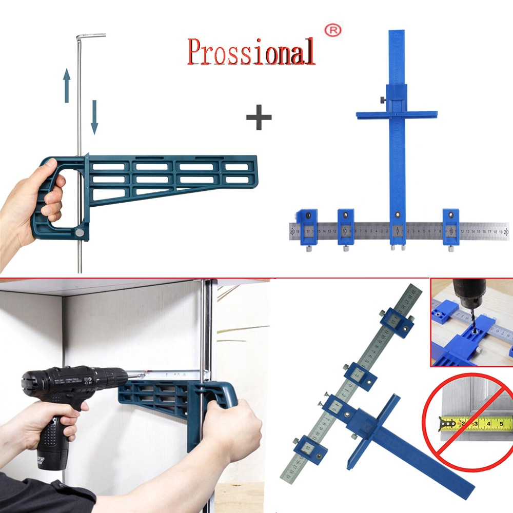 Magnetic Drawer Slide Jig Set Mounting Tool For Cabinet Furniture Extension Cupboard Hardware Install Guide