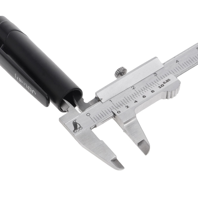Mini vernier caliper 0-70mm guage lomme rustfri hærdet metrisk maskinist