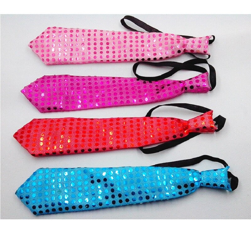Mens Ties Boys Bowtie LED Flashing Light Up Sequin Necktie Christmas Party Club Bar Women Bow Tie Wedding