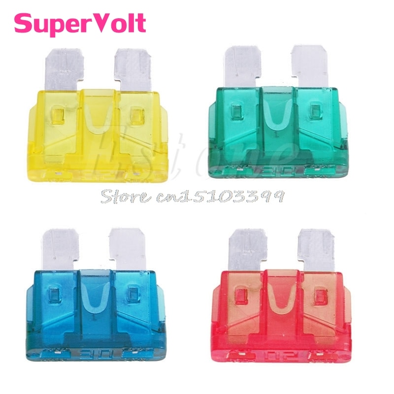 12V/24V 4 Way Car Circuit Standard ATO Blade Fuse Box Block Holder + 4 Fuses