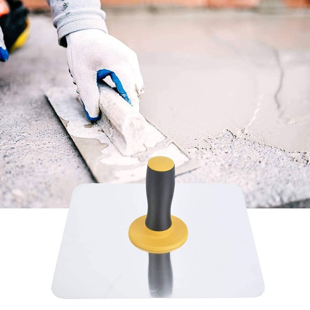 Plaster Hawk Aluminium Heavy Duty Plastering Tool with TPE Handle for Cement Mortar Drywall Concrete Finishing