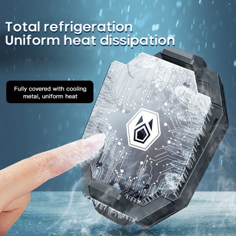 Mobile Phone Cooling Mute Fan Universal Semiconductor Refrigeration Radiator Phone Cooler Holder Mobile Phone Radiator