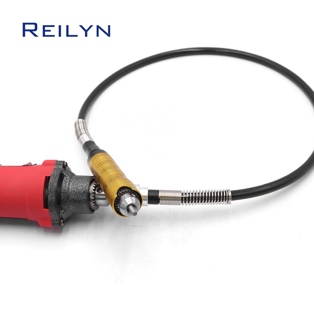 Extension de Tube d'arbre Flexible avec mandrin de perçage de 0.3 à 6.5mm pour meuleuse Dremel, perceuse à main, outils rotatifs électriques