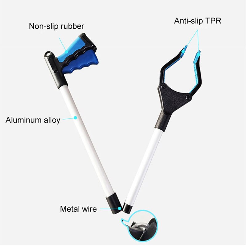 Foldable Litter Reachers Pickers Garden Pick Up Tools Gripper Extender Grabber Picker Collapsible Garbage Pick Up Tool Grabbers