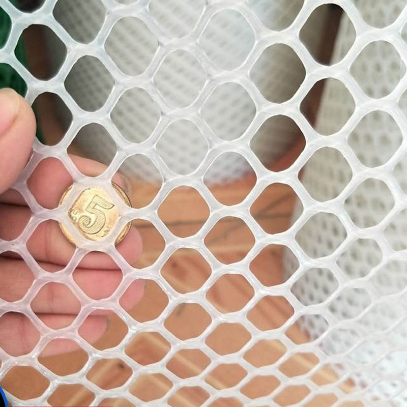 5Meter Lengte 32/40 "Breed Balkon Anti-Diefstal Vangrail Landbouw Hek Anti-Vallen Isolatie Hdpe Plastic Platte mesh Netto