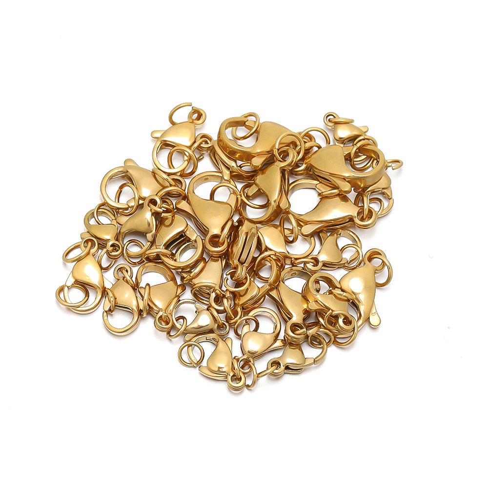 Qe 10 stks roestvrijstalen verlenging eindketen DIY Armband ketting staart ketting kreeft sluiting extender kettingen voor sieraden maken Y929. (Color : Steel color, Size : 70mm