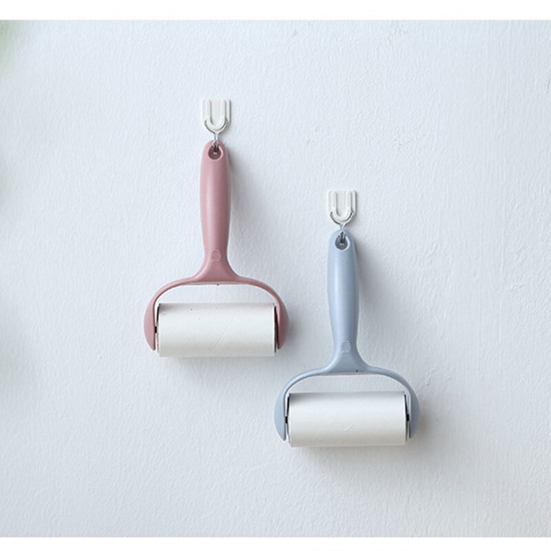 Sticky Roller Sticky Dust Paper Tearable Adhesive Brush Clothes Lint Brush Hair Remover Kit with Handle: Random Paper Handle