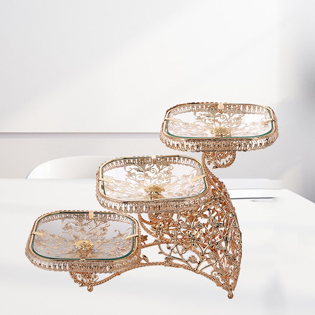 Fruit Bowl Storage Serving Plate Candies Kitchen Wedding Decor Ornament