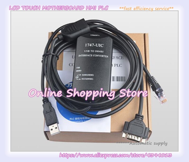 1747-UIC Cavo Utilizzato per SLC PLC Cavo di Scarica USB-1747PIC RS232/DH-485 Nuovo in Scatola in Magazzino