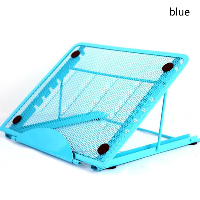 Shellnail Adjustable Laptop Stand Folding Cool Mesh Bracket Desktop Office Tablet For iPad Heat Reduction Holder Mount Support