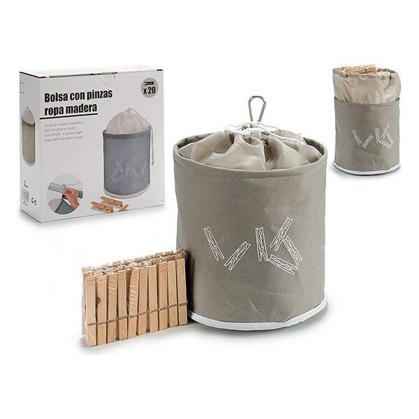 Clothes Pegs Wood 20 pcs