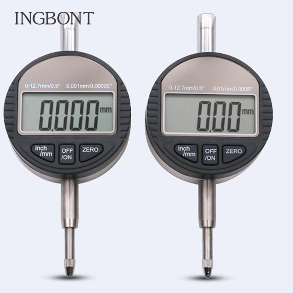 0-12.7mm Electronic Micrometer 0.01mm and 0.001 Digital Micrometro Dial Indicator Depth Measuring Tools
