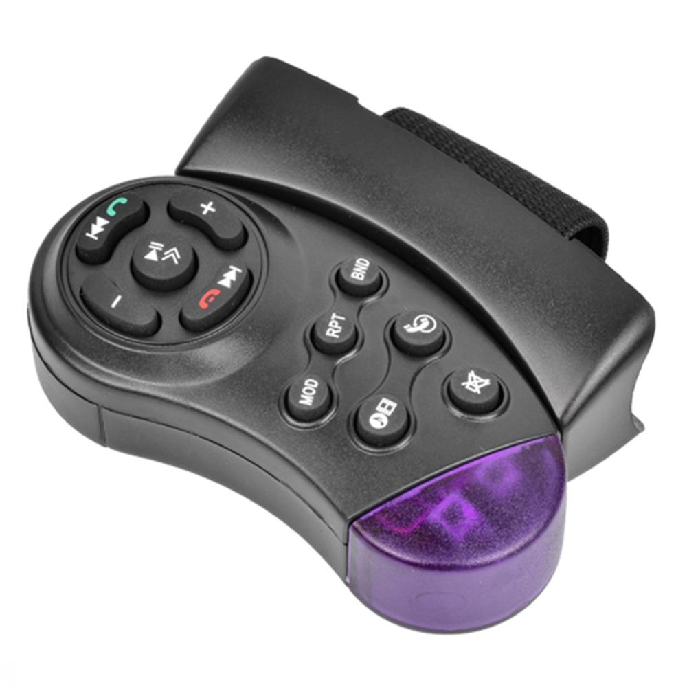 Mando de volante Universal para coche, 11Key, reproductor Multimedia CD DVD MP5, Control remoto inalámbrico, transmisor FM: A 1Pc Controller