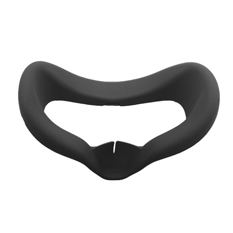 Vr rosto máscara de silicone almofada com vr lente protetor capa para oculus busca rosto capa almofada à prova de suor luz