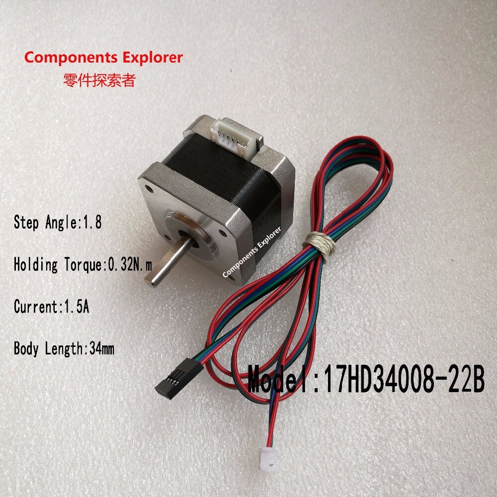 42 stepper Motor-/1.5A 34mm 17HD34008-22B 1,8 grad 3D drucker schrittmotor