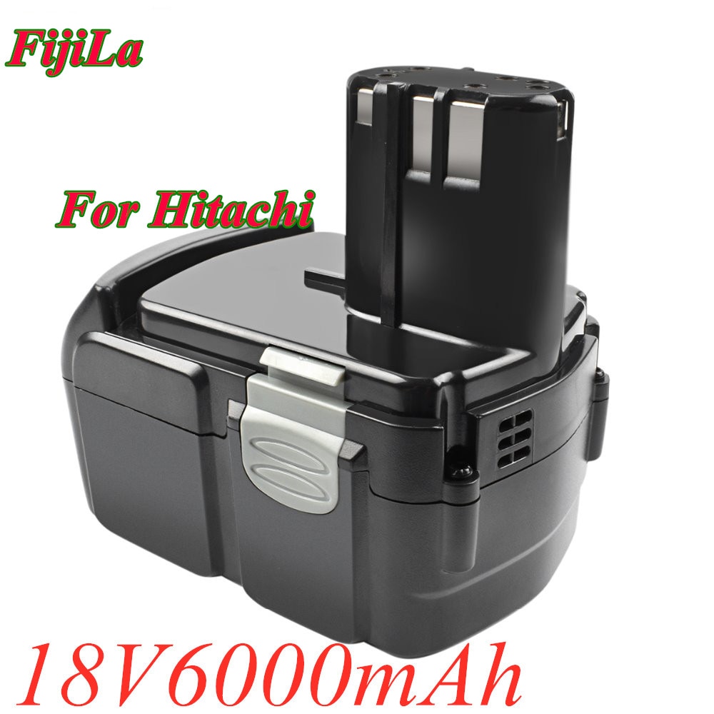 18V 6000mAh Li-ion Battery for HITACHI battery BCL1815 BCL1830 EBM1830 EBM1840 327730 Rechargeable Power Tool Battery