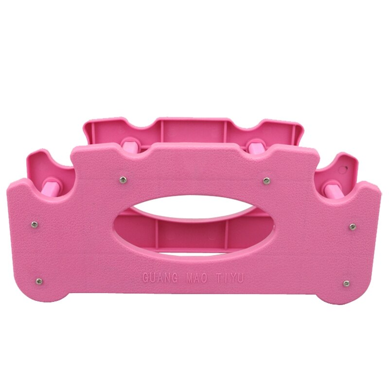 Pequeno ginásio haltere rack suporte de pé haltere piso suporte casa acessórios fitness: Red