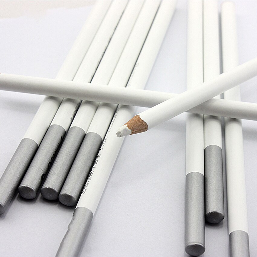 3 unids/set lápices para dibujar carbón de leña, Color blanco, marrón, negro, recarga de 4,0mm, fuente de lápices para pintar carbón vegetal