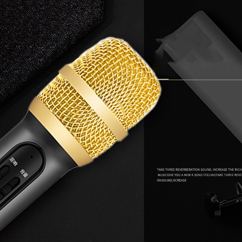 C11 Microphone Condenser Microphone Phone Computer Handheld Microphone for Singing Live Broadcast