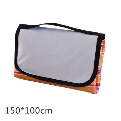 150 x 200cm vattentät hopfällbar sovmatta picknickmatta utomhuscamping strand fuktsäker filt bärbar matta vandring stranddyna: Färg a