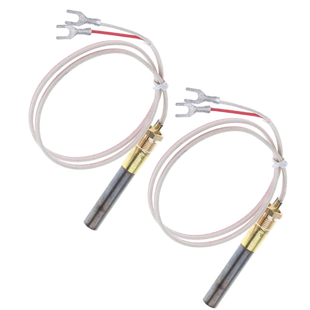Remplacement de générateur pilote de thermogénérateur Thermopile de cheminée à gaz de 2 pièces, 24 pouces (2 pieds) de long; Facile à installer