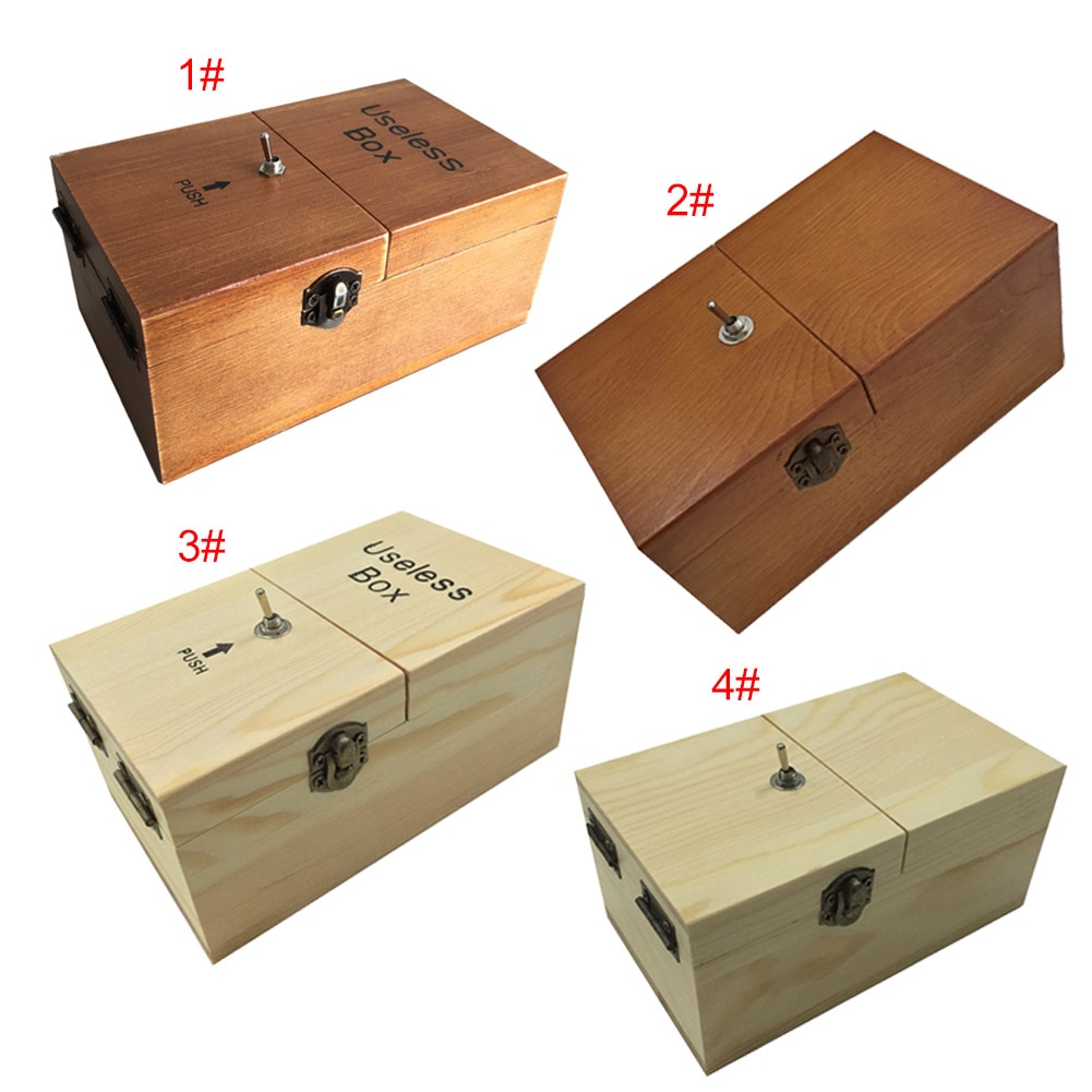 Elektronische Nutteloos Doos Houten Jongen Meisje Kid Interessante Tijdverdrijf Machine Stress Reductie Grappig Speelgoed Bureau Decoratie