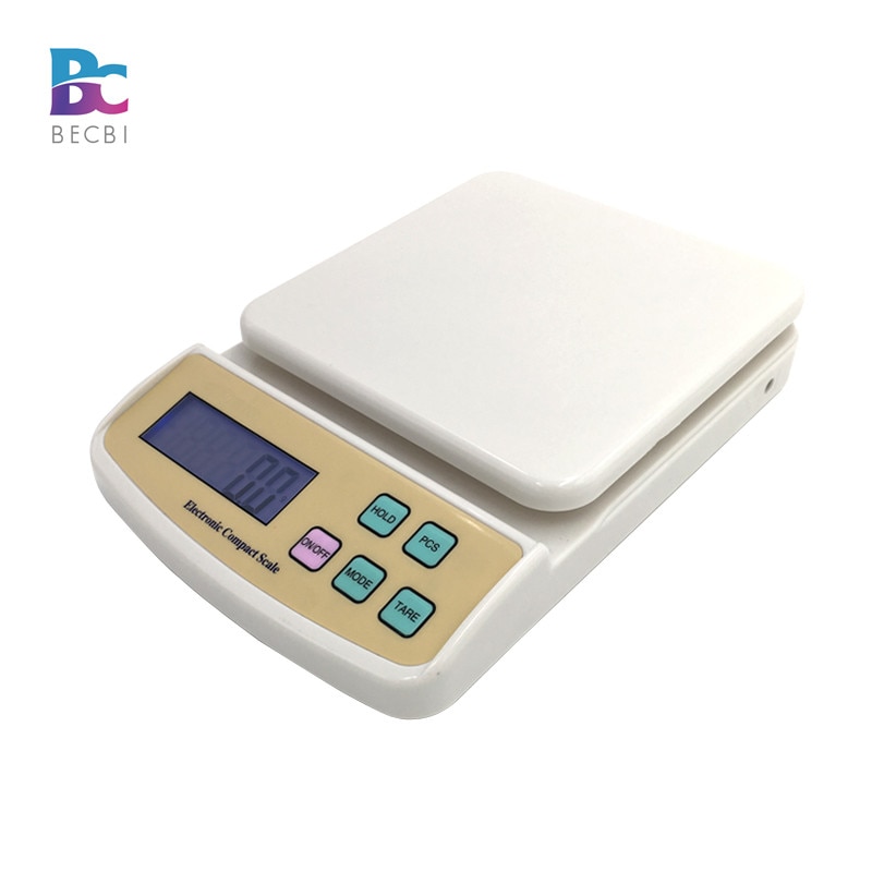 BECBI Precisie Keukenweegschaal 3000g/0.1g Voedsel Gewicht Postal Weegschaal Balance Meten LCD Digitale Elektronische Weegschalen