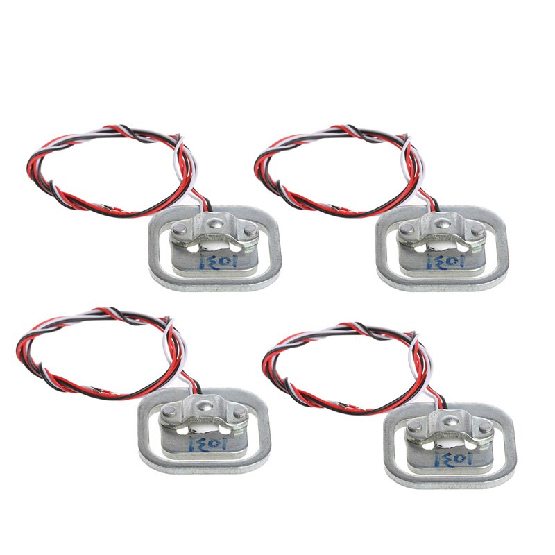 4Pcs 50Kg Human Body Scale Weighing Sensor Resistance Strain Half-Bridge