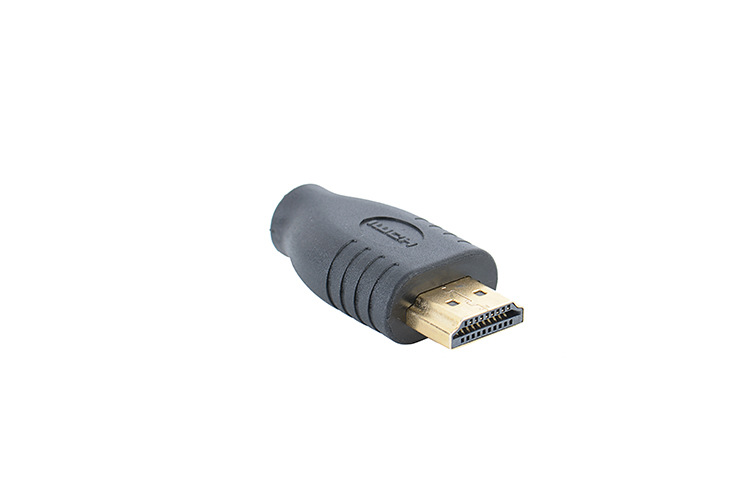 HDMI converter Black Standard HDMI Male Type A to Micro HDMI Type D Female Socket Adapter Mayitr