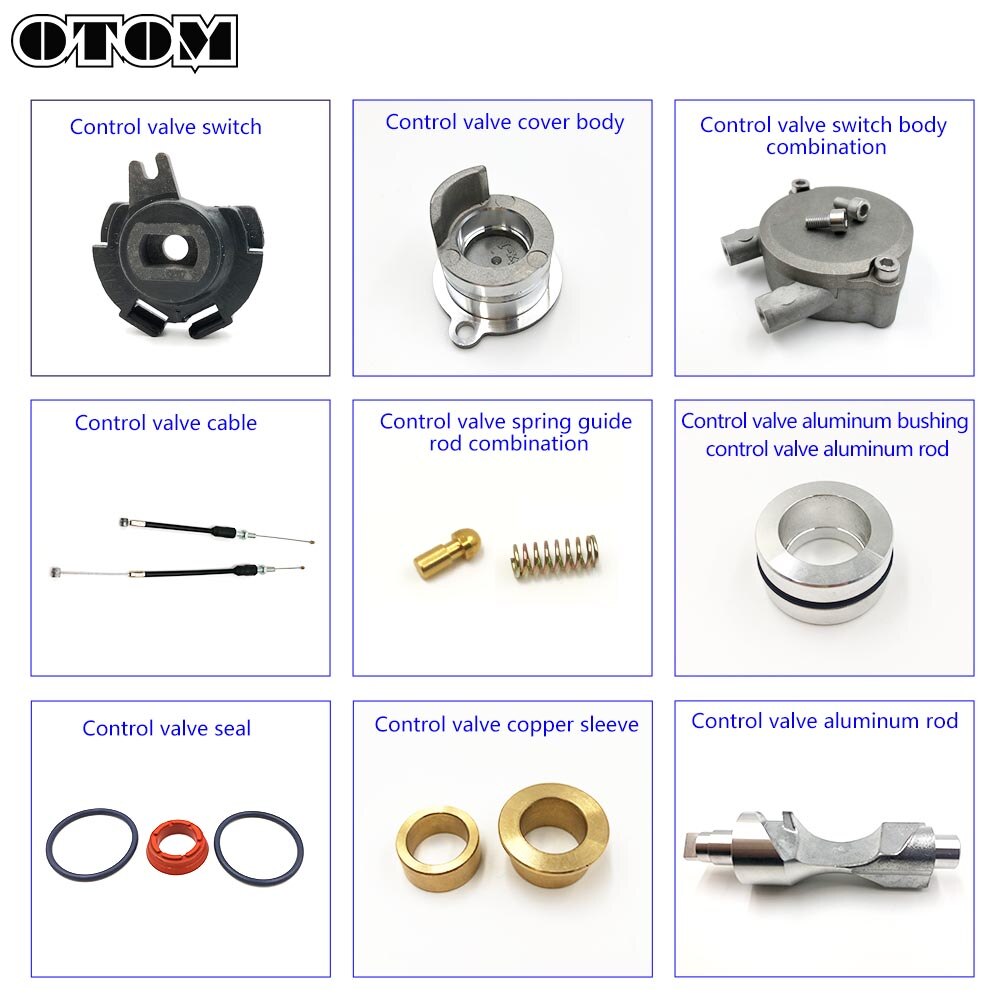 OTOM Motocross Control Valve Assembly Repair Accessories For YAMAHA DT230 MT250 2-stroke dt 250cc Motorcycle Parts
